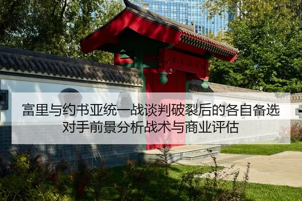 富里与约书亚统一战谈判破裂后的各自备选对手前景分析战术与商业评估